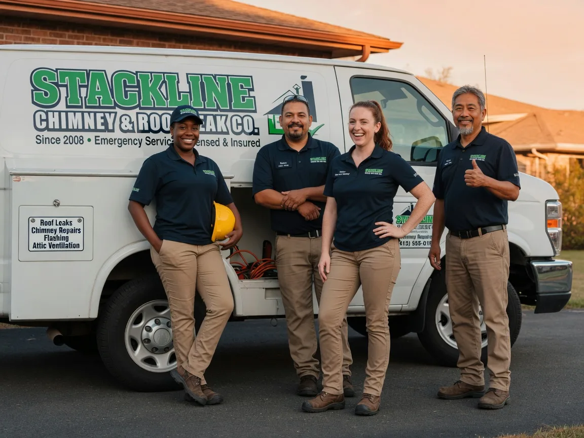 Chimney flashing repair company in Stuart, IA